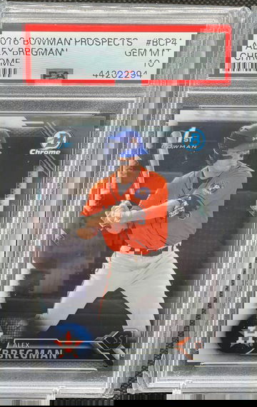 2016 Bowman Chrome Alex Bregman PSA 10
