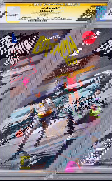 BATMAN ‘66 #1 CGC-SS 9.8 SIGNED BURT WARD & LEE MERIWETHER SDCC EXCLUSIVE 2013