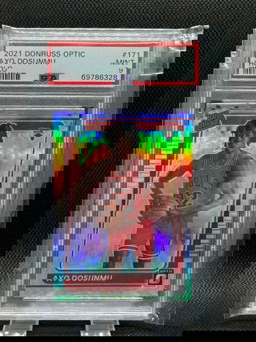 2020-2021 Panini Donruss Optic Ayo Dosunmo  Holo RC #171 PSA 9