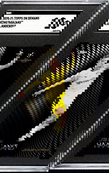 2020-21 Topps On Demand UCL Knockout Erling Haaland SGC 10