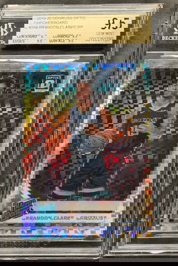 2019 Optic Checkerboard Brandon Clarke BGS 9.5