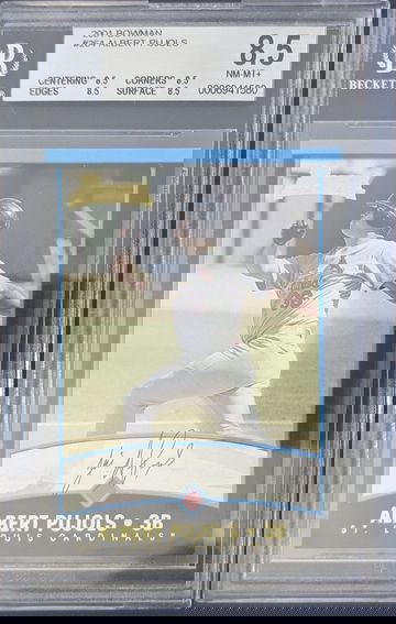 2001 Bowman Albert Pujols Rookie Card #264 BGS 8.5