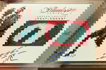 2015 Panini Flawless Evan Turner Jersey Patch Auto Ruby /15