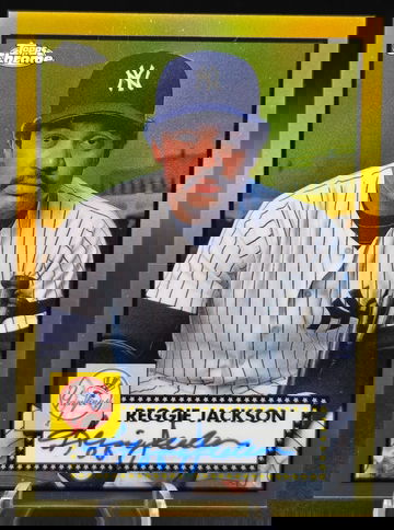 2021 Topps Chrome Platinum Anniversary Reggie Jackson Auto 38/50 #PA-RJK