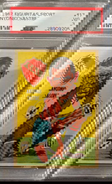 1967 Figuritas Sport Antonio Sastre PSA 3