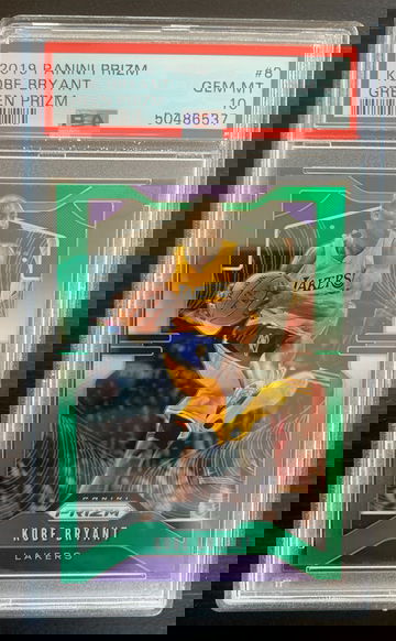 2019 Panini Prizm Kobe Bryant Green Prizm PSA 10 Gem Mint