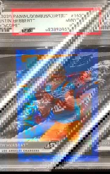 2020 Optic Justin Herbert Blue Scope PSA 9