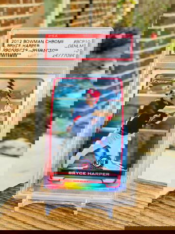 2012 Bryce Harper RC Refractor PSA 10 BOWMAN CHROME PROSPECTS Ebay 1/1 POP 8!