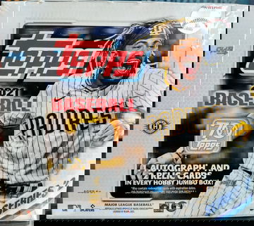 2021 Topps Series 2 Sealed Jumbo Hobby Box 10 packs 3 Auto or Relic Per + 2 Silver Packs!