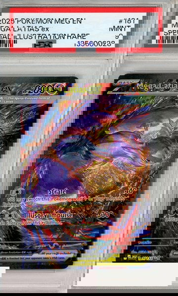 2025 POKEMON MEG EN-MEGA EVOLUTION MEGA LATIAS EX #181 SIR PSA 9