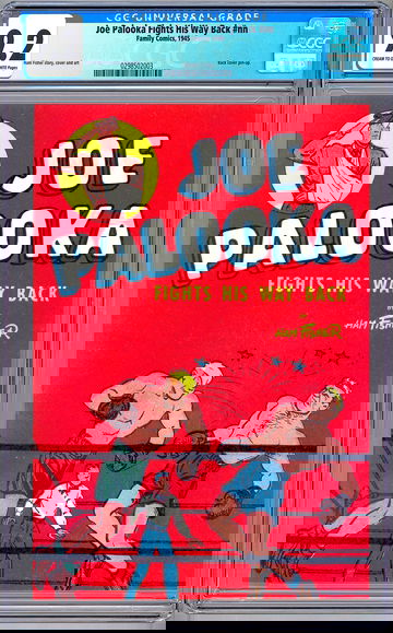 JOE PALOOKA FIGHTS HIS WAY BACK #NN CGC 9.2 RARE GOLDEN AGE GEM HAM FISHER 1945