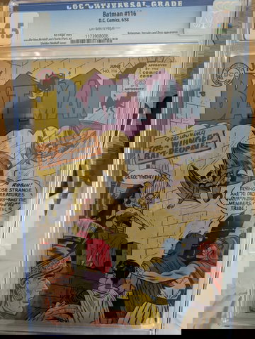 1958 DC Batman 6/58 #116 Batwoman Appearance Bat Mites