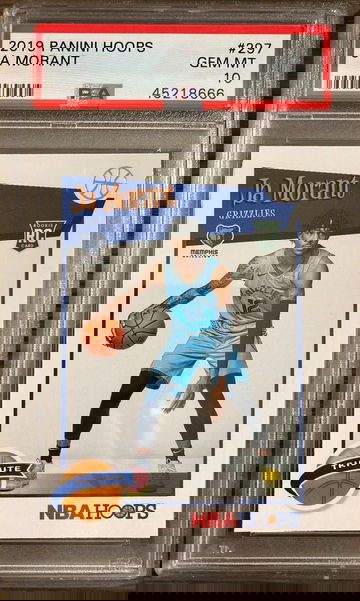 Ja Morant 2019 Panini Hoops PSA 10