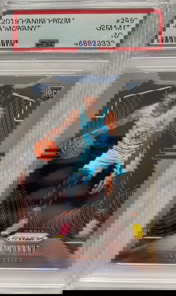 2019 Panini Prizm Ja Morant PSA 10 RC #249