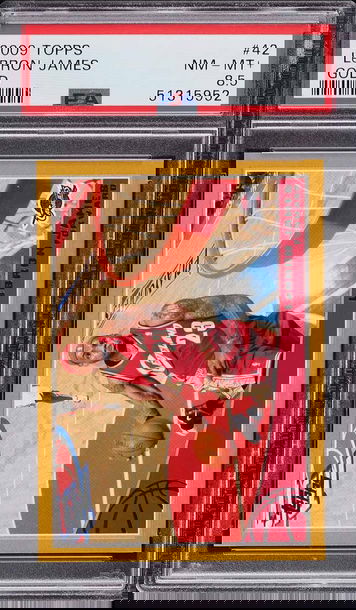 2009 TOPPS BASKETBALL GOLD LEBRON JAMES /2009 #42 PSA 8.5 (Pop: 3, 25 higher)