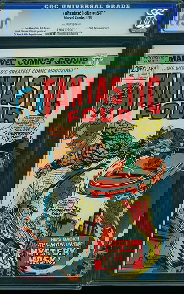 FANTASTIC FOUR #154, CGC 9.0 VFNM