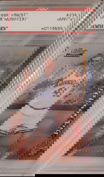 1998 Finest Dirk Nowitzki PSA 9