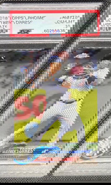 2018 Topps Chrome Update #HMT26 Gleyber Torres PSA 10 GEM MINT Rookie RC