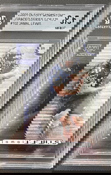 2000 Playoff Momentum #102 Jamal Lewis RC 8.5 BGS 