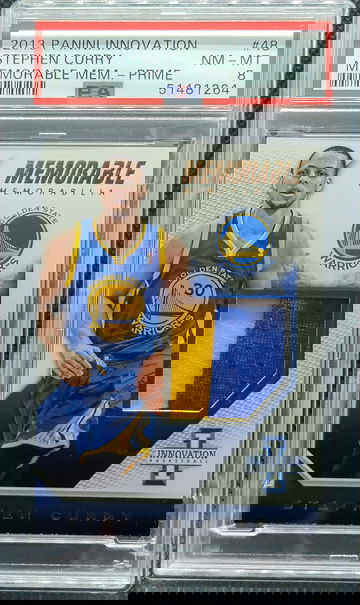 2013 Panini Innovation Memorable Memorabilia Prime 2/25 #48 Stephen Curry Golden State Warriors 