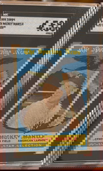 1959 Topps Mickey Mantle SGC 4.5