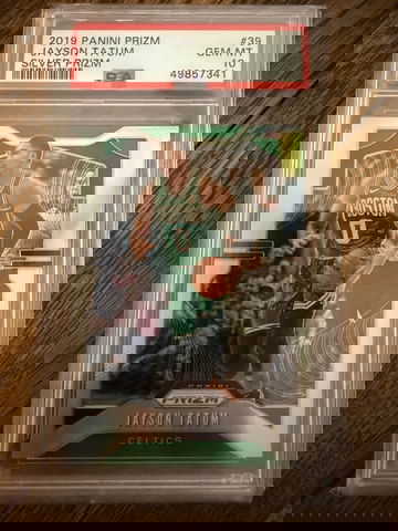Jayson Tatum 2019 Panini Prizm Silver PSA 10 