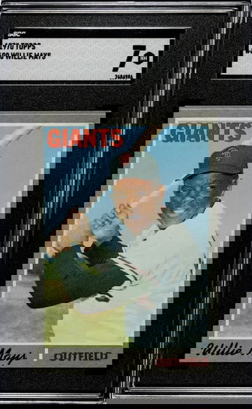 1970 TOPPS WILLIE MAYS #600 SGC 7