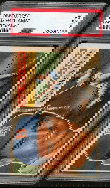 1956 Topps Ted Williams #5 PSA 5