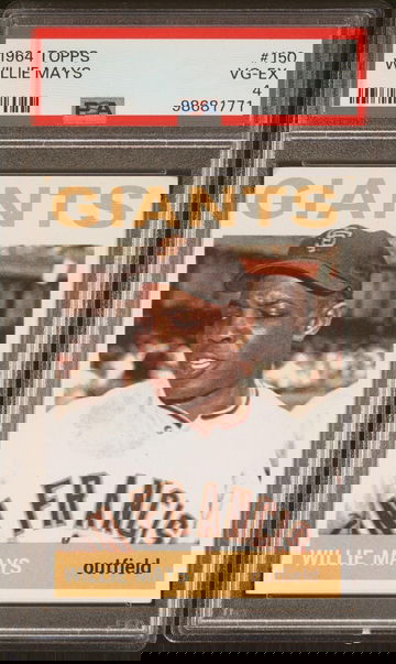 1964 Topps #150 Willie Mays PSA 4