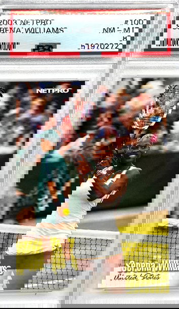 ⭐️ 2003 NETPRO SERENA WILLIAM #100 PSA 8  RC🔥📈 