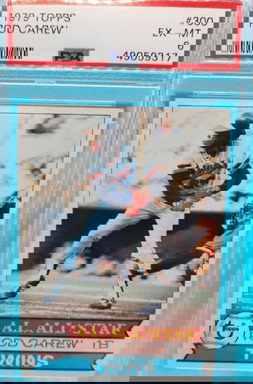 1979 Topps #300 Rod Carew PSA 6 centered 