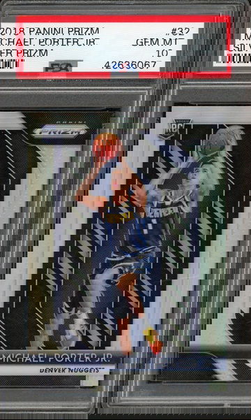 Michael Porter Jr Rookie Silver Prizm PSA 10