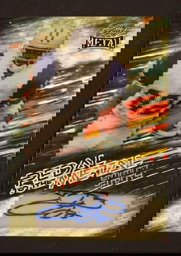 2021 Leaf Metal PM-ES1 Emmitt Smith Pedal to the Metal 1/1 Auto