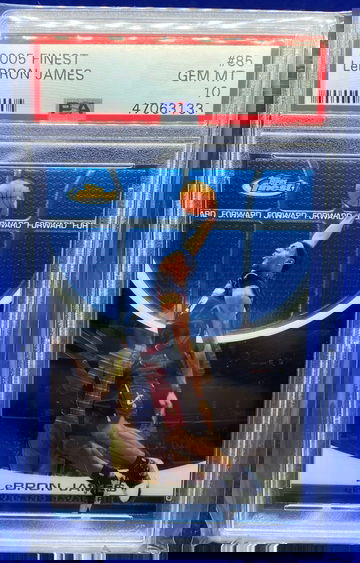 2005-06 Topps Finest Lebron James #85 PSA 10 GEM MINT