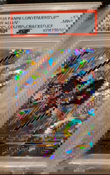 2018 Panini Contender Draft Picks Josh Allen School Colors Crack Ice PSA 9