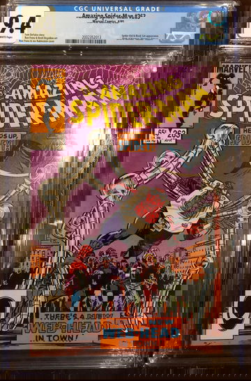 The Amazing Spider-Man #263 CGC 9.4 Spider-Kid & Black Cat app, Birth of Norman "Normie" Osborn