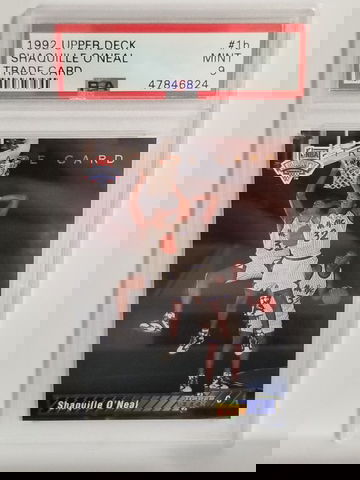 1992 Shaquille O'neal Upper Deck 1B PSA 9