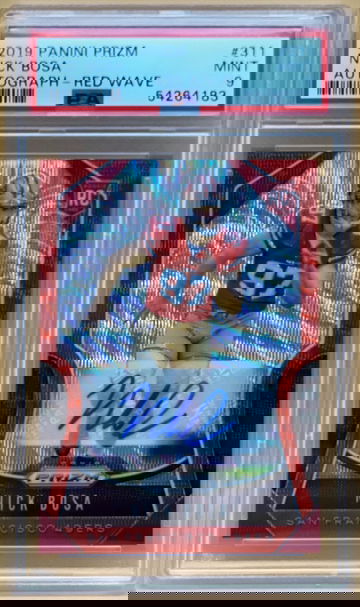 2019 Prizm Nick Bosa Red Wave Auto 070/149