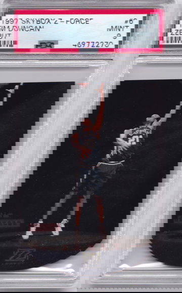 Tim Duncan 1997 Z-Force Zebut PSA 9