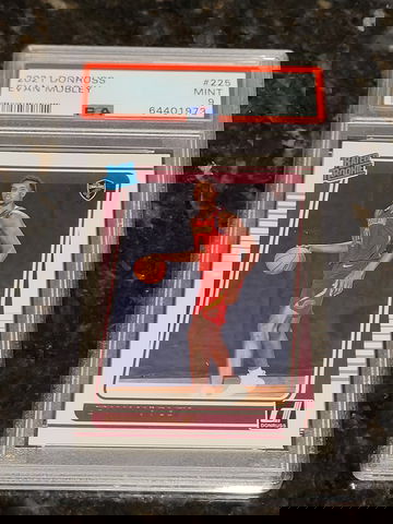 2021 Panini Donruss Evan Mobley RATED ROOKIE RC #225 PSA 9 Mint