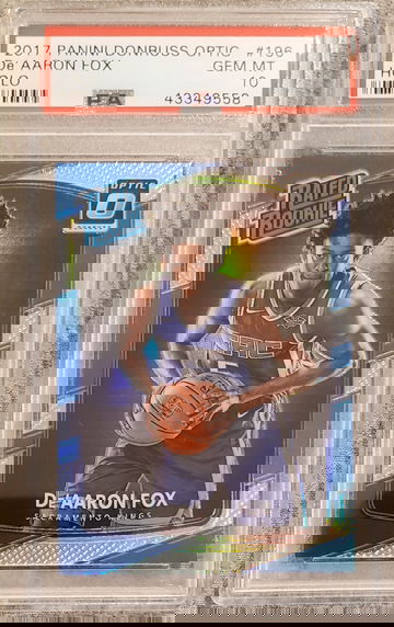 2017 De'Aaron Fox Optic Holo Psa 10