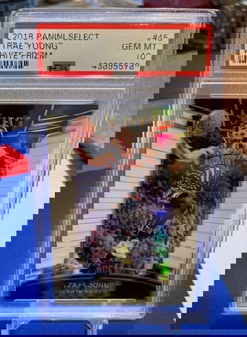 Trae Young White Prizm PSA 10