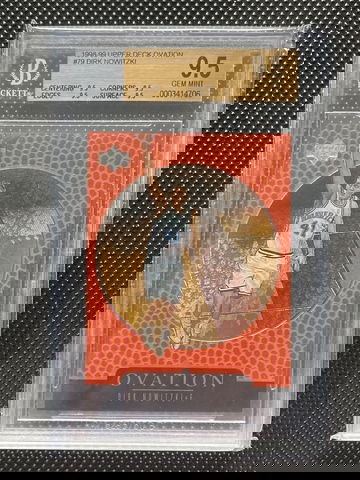 1998-99 Upper Deck Ovation #79 Dirk Nowitzki BGS 9.5 True Gem Mint