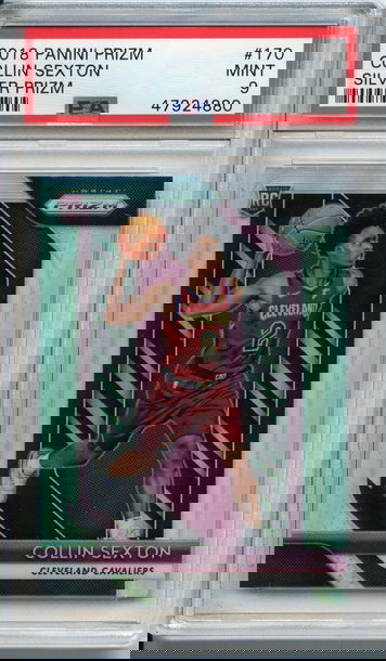 Collin Sexton Silver Prizm Rookie PSA 9 NEP