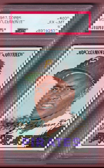 1967 Topps #400 Bob Clemente PSA 6