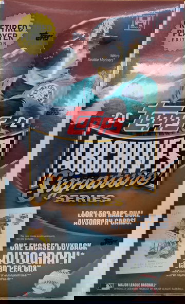 2021 Topps Archives Signature Series Factory Sealed Box 1 Encased Auto Per RPE Retired Player Edition Loaded with 1/1's