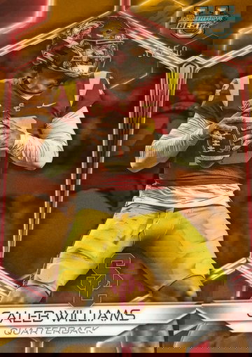 Caleb Williams 2023 Bowman U Best Football Gold /50 #100