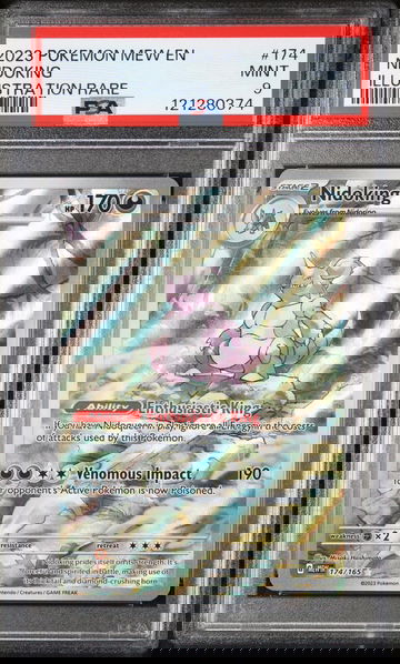 2023 Pokemon MEW EN Illustration Rare Nidoking #174 PSA 9