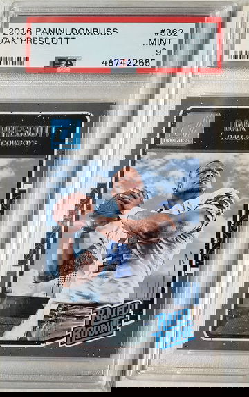 2016 Panini Donruss Dak Prescott RC Rookie Card PSA 9 #362