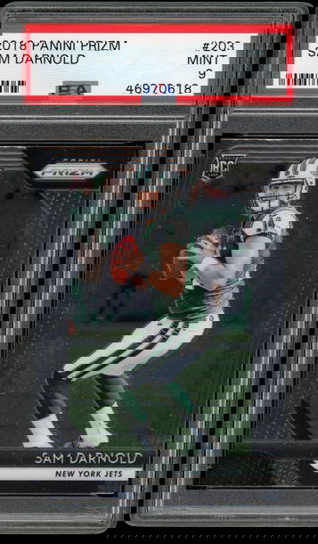 2018 Prizm #203 Sam Darnold RC PSA 9
